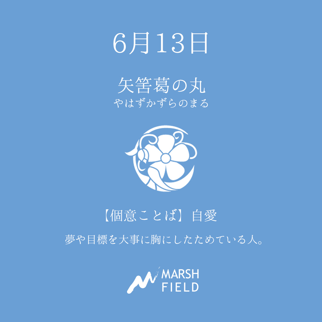 マーシュの日めくりごよみ✾6月13日