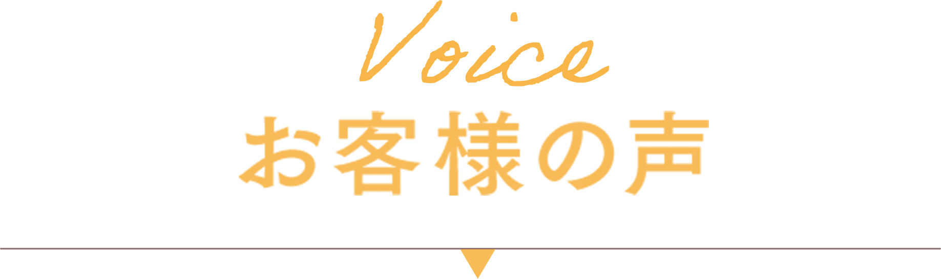お客様の声