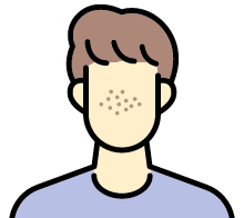 毛穴が気になる アイコン