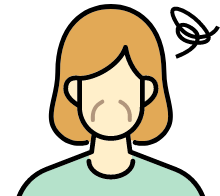 乾燥によるシワや毛穴が目立つ アイコン